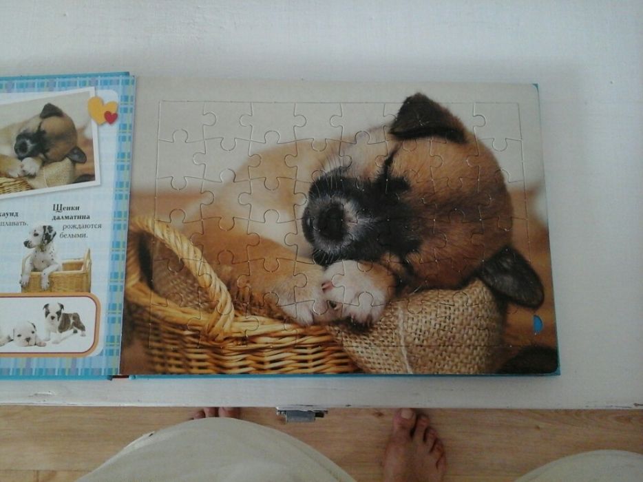 Книга- игрушка пазлы