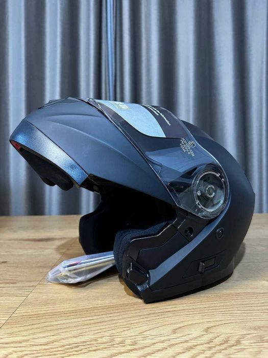 Casca moto Noua YEMA YM-926, Flip-Up, Viziera Dubla, marimea L