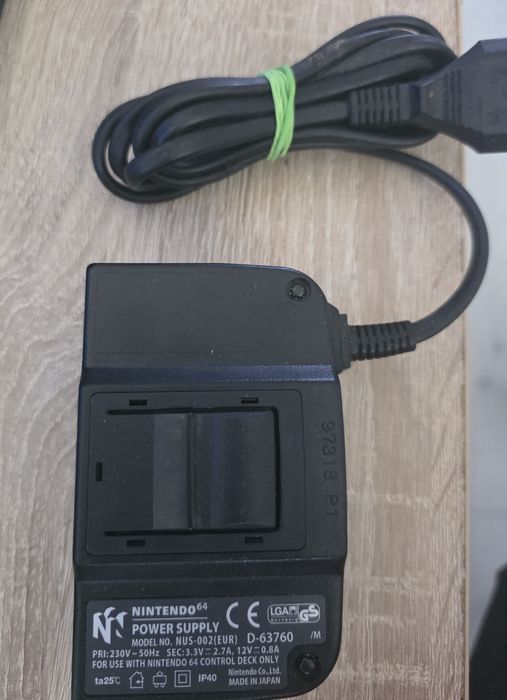 Alimentator original Nintendo 64 N64