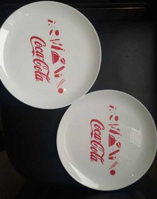 Страхотни Coca Cola оригинални чинии за пица,лазаня и други 6 бр.в к-т