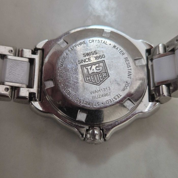 Ceas Tag Heuer Formula 1 WAH1313 Alb Ceramic cu Diamante de Dama Zeus Amanet Rahova 35411
