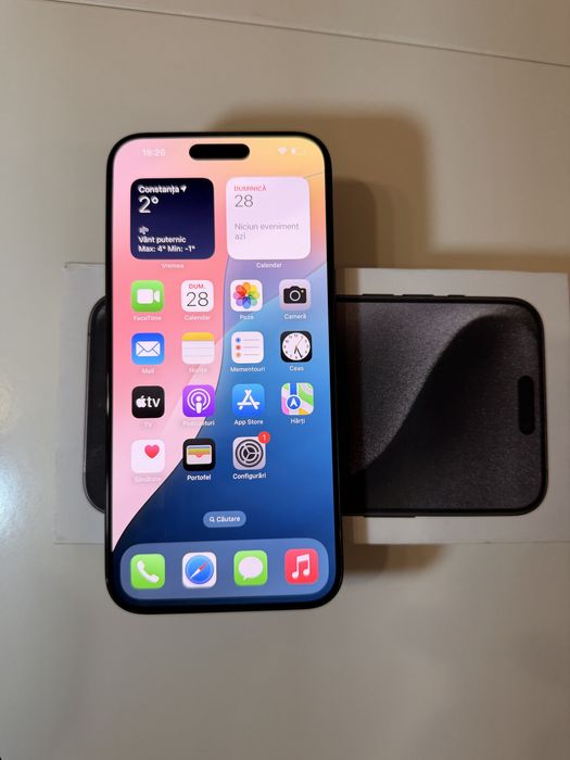 iPhone 15 Pro Max – Black Titanium | cutie completa