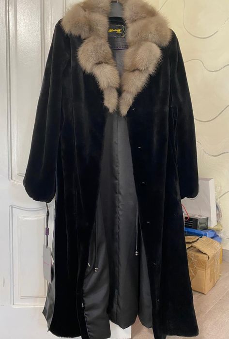 Новая стриженная шуба из норки