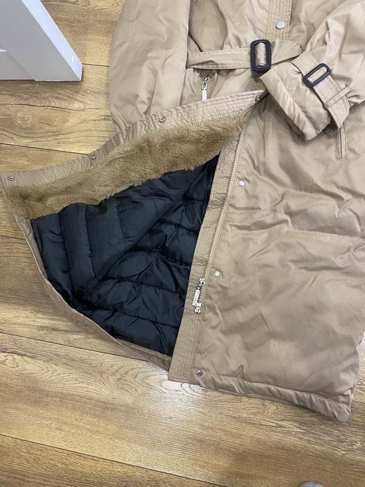 Тренч плащ зимний утепленный