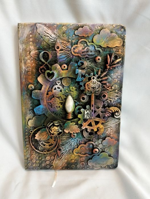 Блокноты в стиле миксмедиа