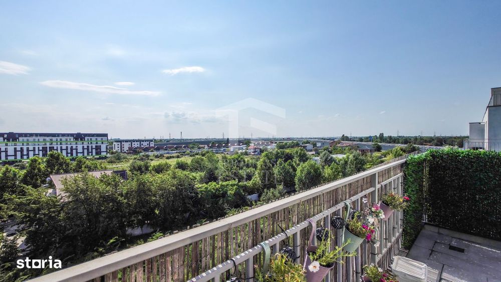 Apartament 2 camere Bragadiru Alunului, mobilat, balcon 15mp, parcare