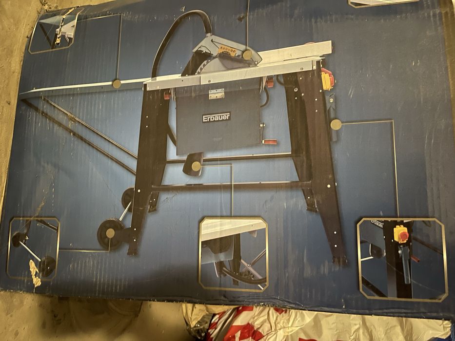 Fiierastrau circular pe masa EtbauerETS2500- 2500w,disc 315 mm, nou