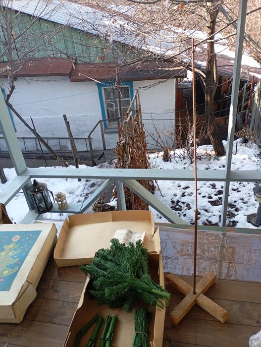 Ёлка советская пластмассовая