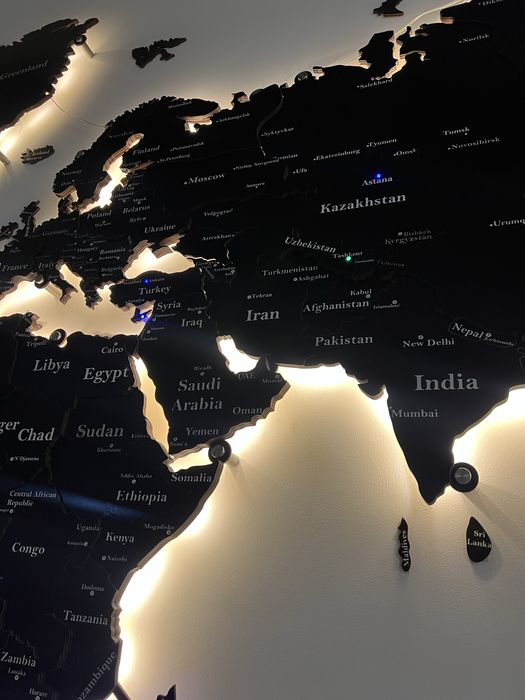 3д Карта мира, 3d Dunyo xaritasi, 3d karta