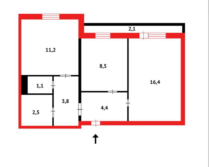 ,,, Продам 2-х комнатную КВ в Майкудуке