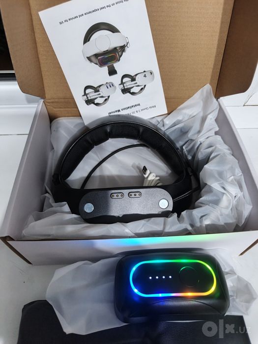 Крепление для Oculus Quest 3 и 3s с магнитной батареей 10000 mAh