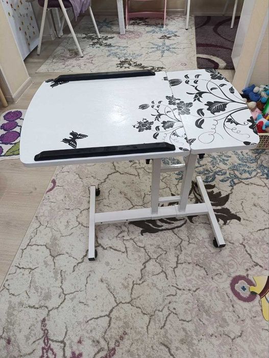 Компьютерный стол с полками и ящиком | Идеально для работы и учебы