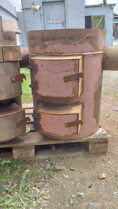 Печка для бани самодельная