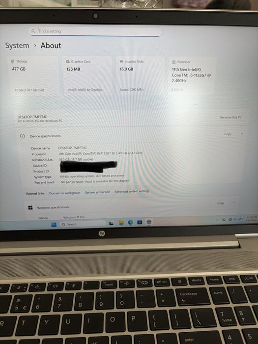 Лаптоп HP Probook 450 G8