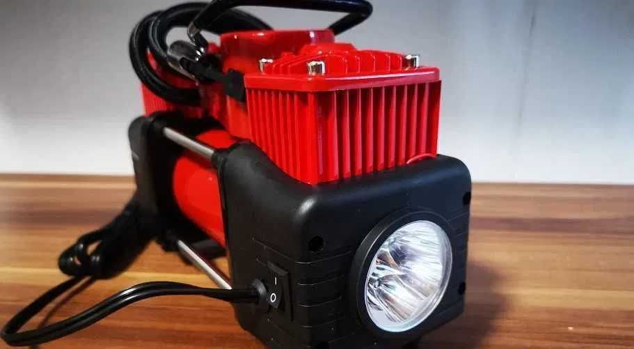 Мощен двубутален компресор 12V 85Л-мин-5050