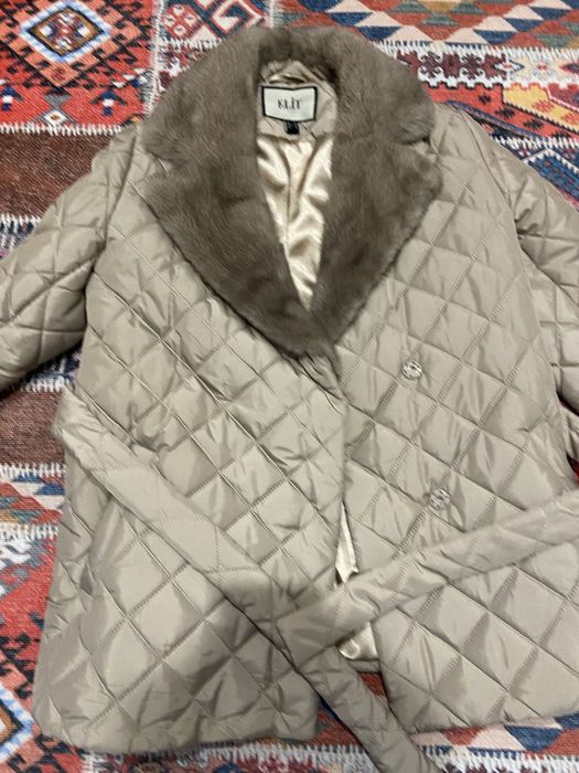 Куртка с норковым воротником