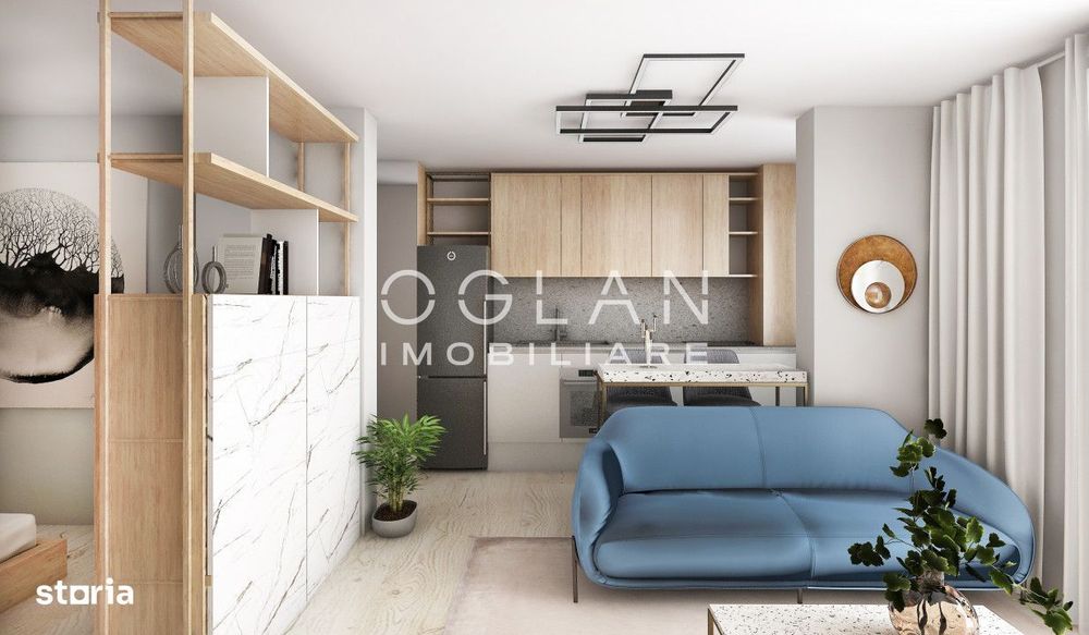 Garsoniera noua, 36,1 mp utili, bloc cu lift,  Calea Surii Mici  0% co