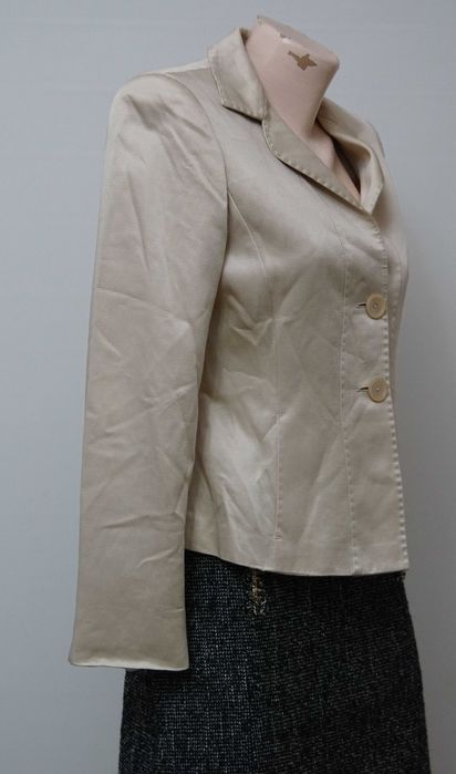 Sacou Max Mara ivory bumbac marimea 40IT