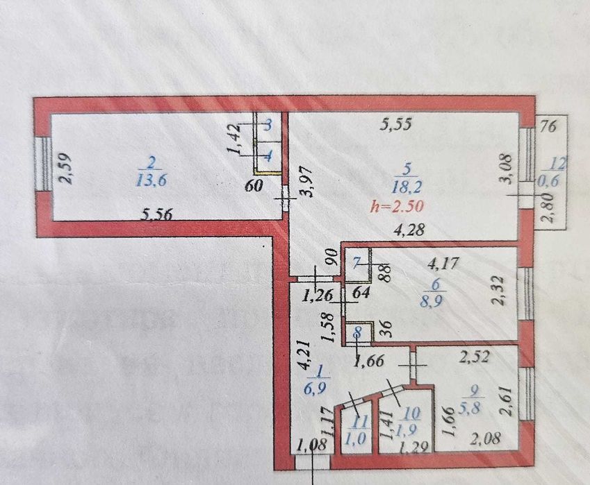 Продам 3 комн квартиру р-н ЕНУ Орбита