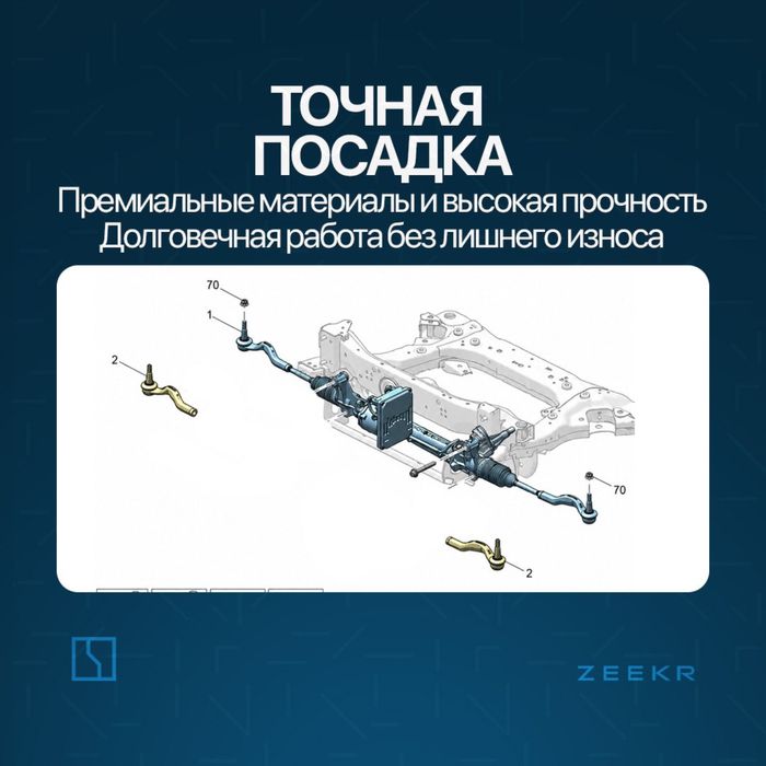 Рулевой наконечник для Zeekr 001 / Zeekr xadavoy zapchast