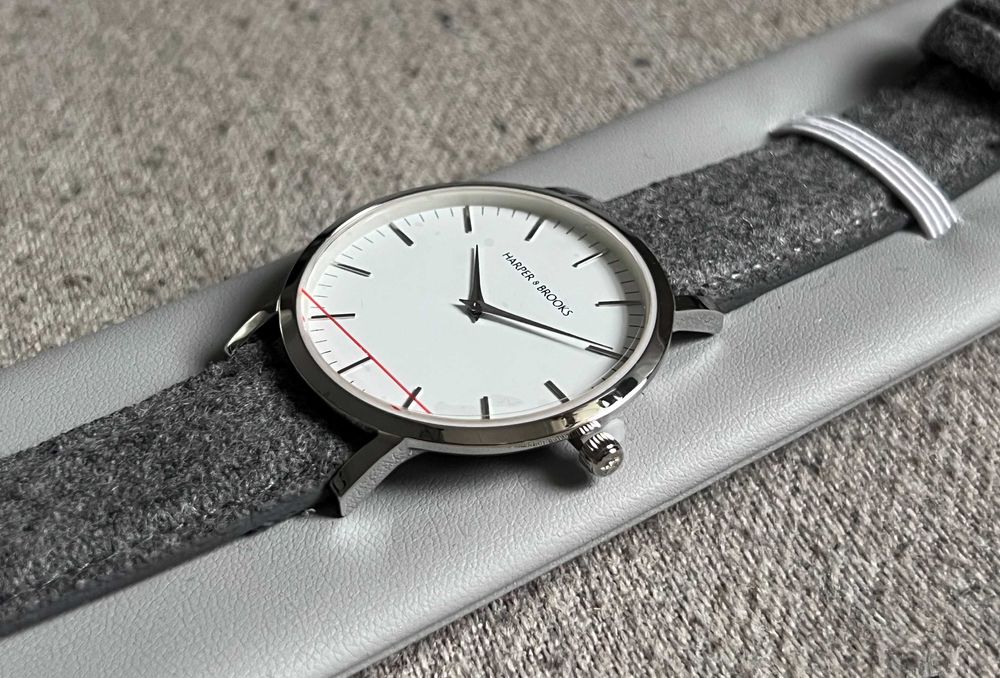 Ceas de dama Harper & Brooks HB-ULL-GRAA-010 - nou la cutie