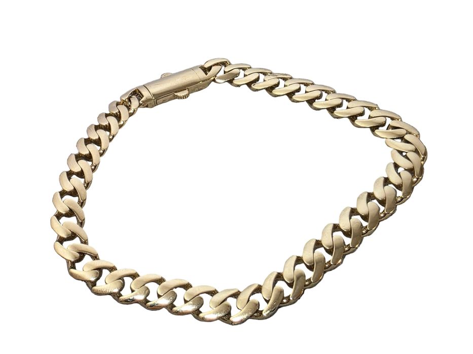Brățară Cuban din Aur 14K – Design Clasic și Impunător
