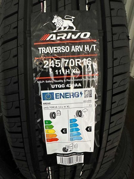 Нови летни джипови гуми ARIVO TRAVERSO H/T 245/70R16 111H XL НОВ DOT