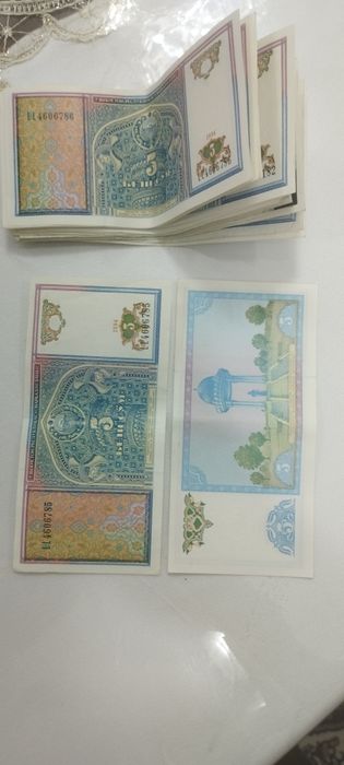 Коллекция банкнот из 178 шт.: СССР, СНГ и Узб. Есть редкие.