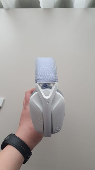 Casti gaming logitech g435 alb+mov