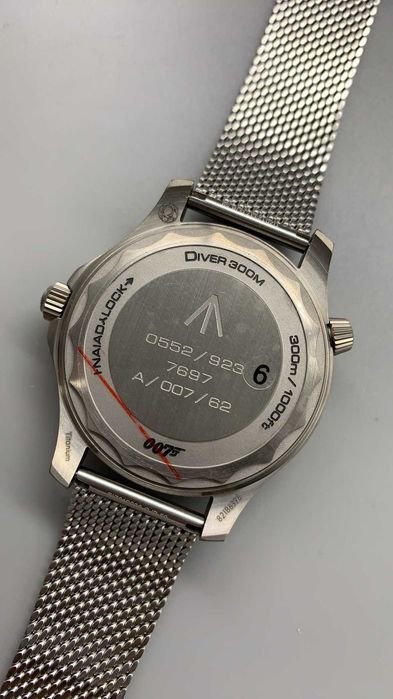 omega seamaster diver 300m Titanium-титан
