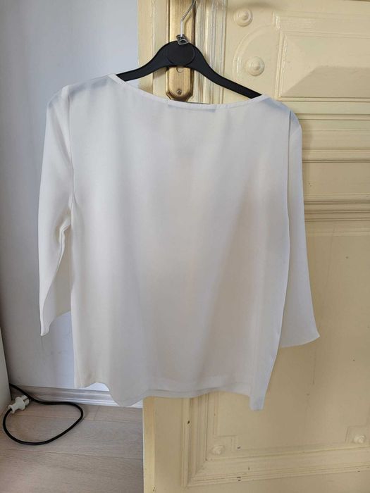 bluza alba de la Zara