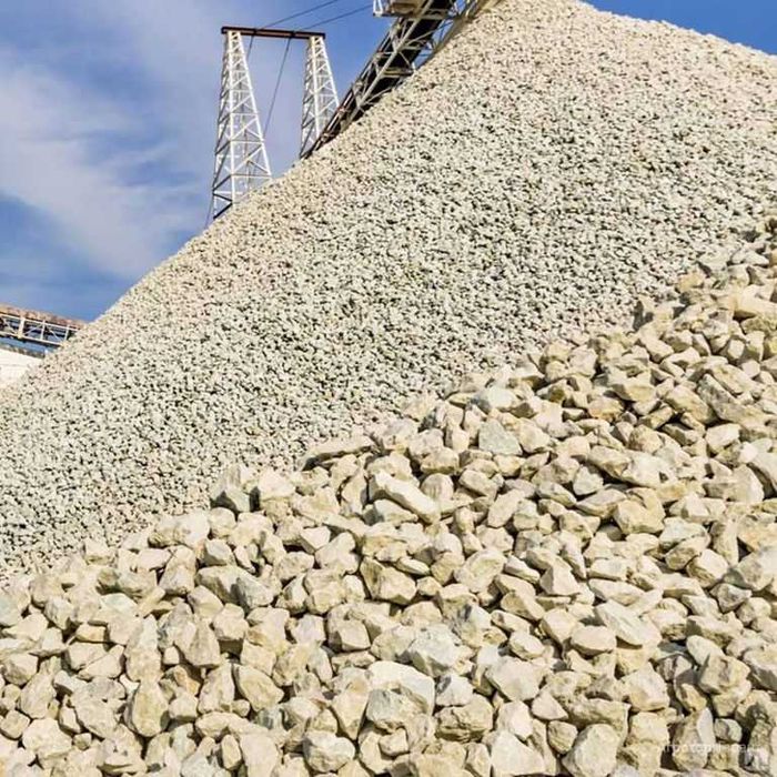 Строительный материалы (Извёстка, песок, щебень, глины, клинец, галька