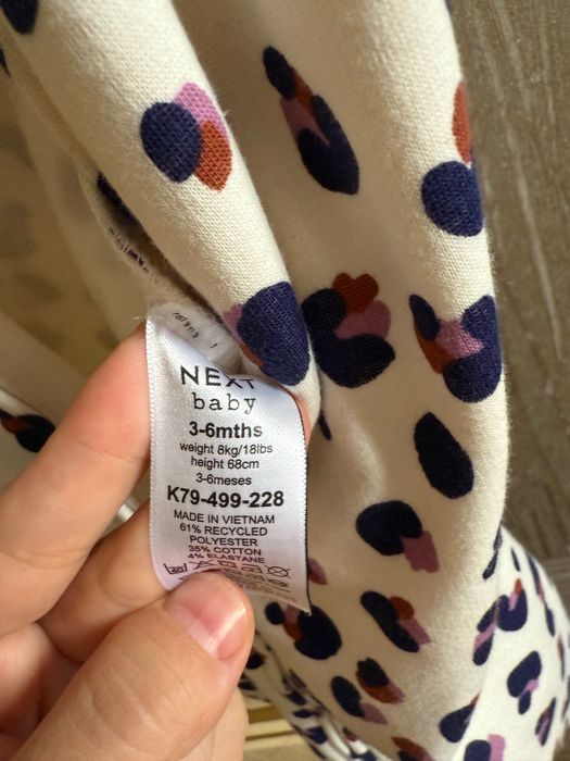 Теплый человечек комбинезон next