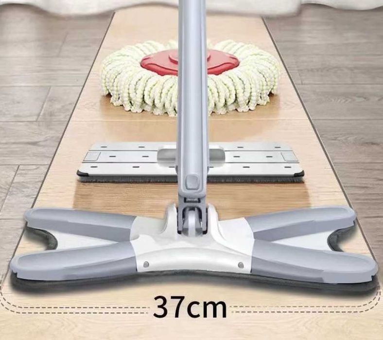 Моп с микрофибърна подложка за бързо и ефективно почистване