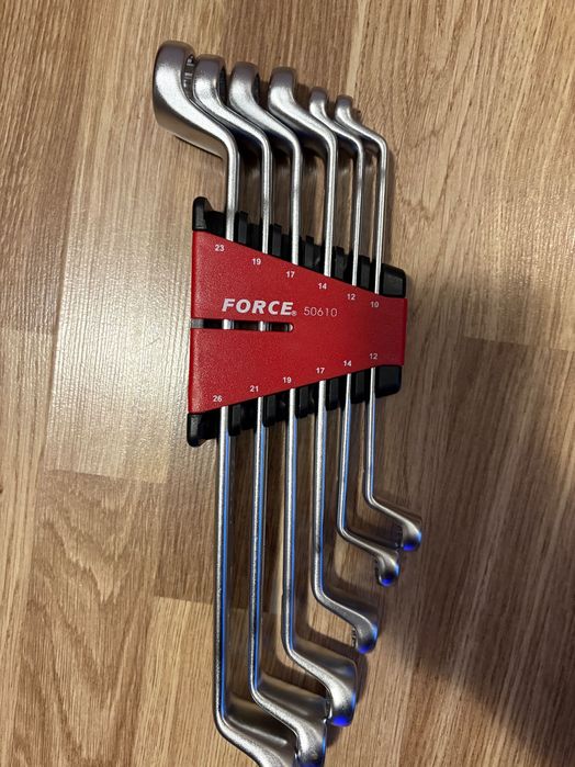 Set chei inelare cotite Force Tools