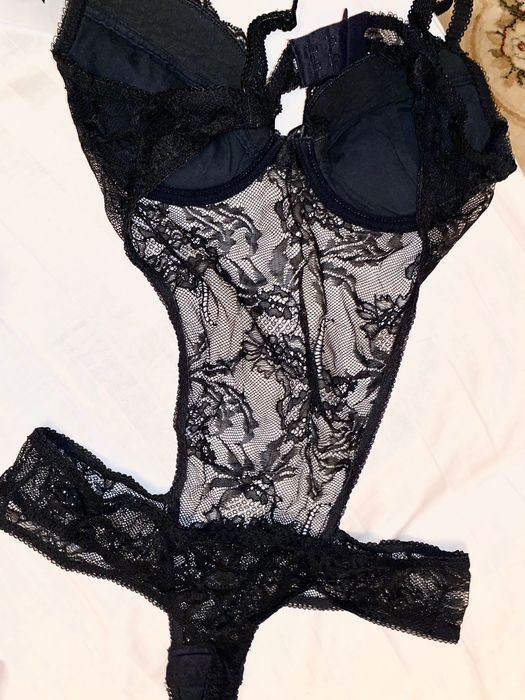 Body dantela neagra Jolidon