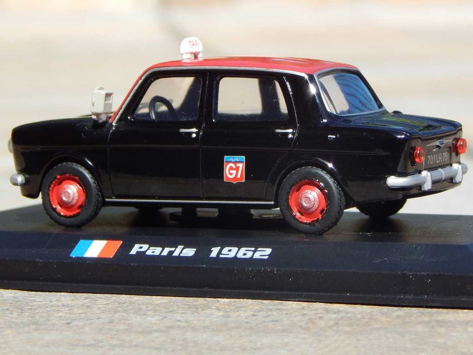 Macheta masina taxi Simca 1000 Paris 1962 sc 1:43 cu ambalaj