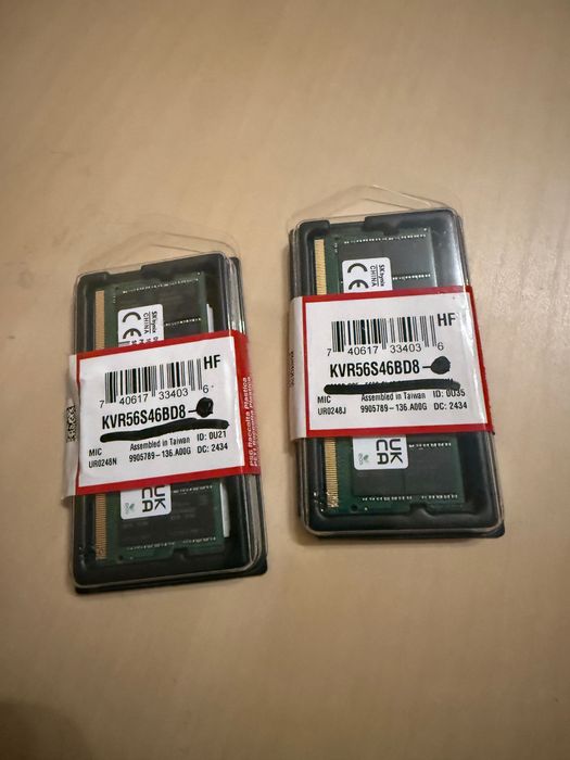 2x16GB DDR5 RAM memory