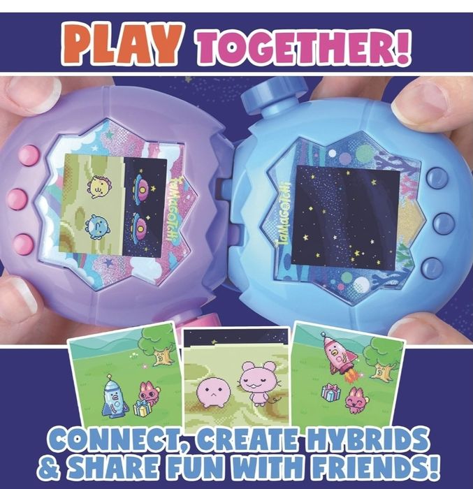 Bandai Tamagotchi Paradise  Blue Water zoom plus toc transport  si 2 huse