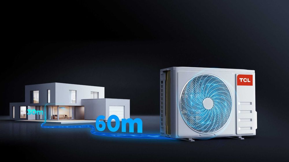 Кассетный кондиционер 24 000 BTU. TCL INVERTER