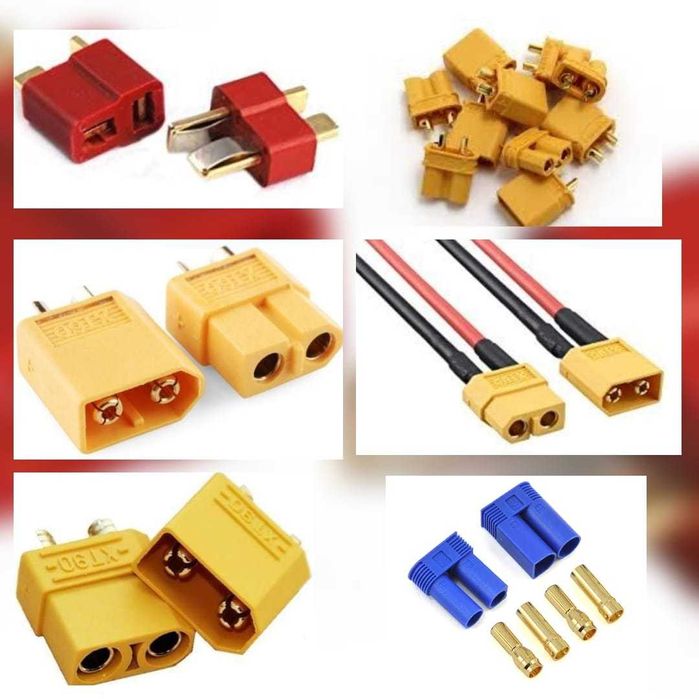 Conector Mufa EC3 EC5 XT 30 XT 60 XT 90 Deans T Dins T Cablu Adaptor