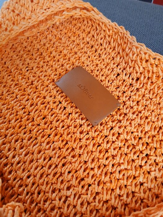 s'Oliver сламена чанта