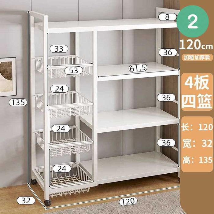 Этажерки на колесах этажерка стеллаж полка для офиса кухни для микрово