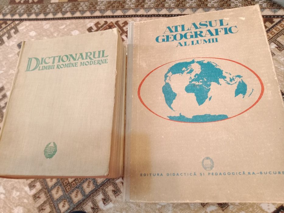 Atlasul geografic al lunii și dicționarul limbii române moderne