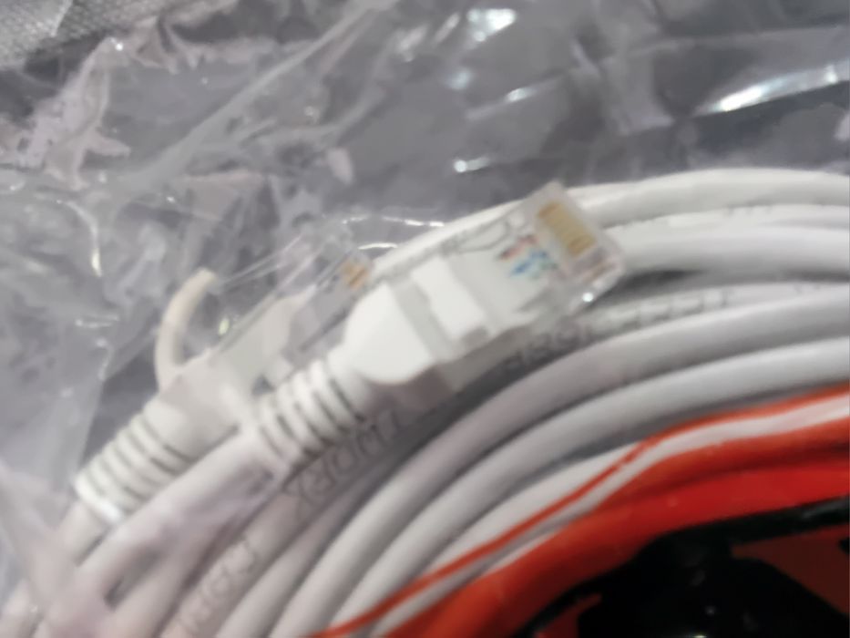 10 метров патчкорд шнур LAN RG45 новый