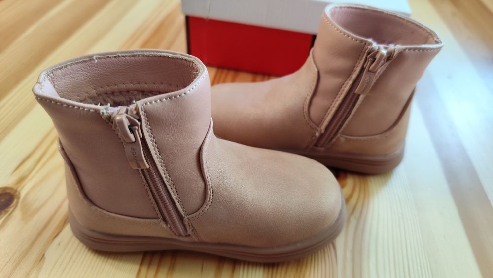 Cizme îmblănite copii Apawwa Pink