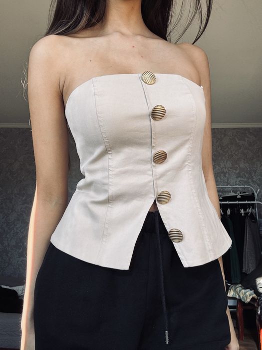 Пудровый корсет