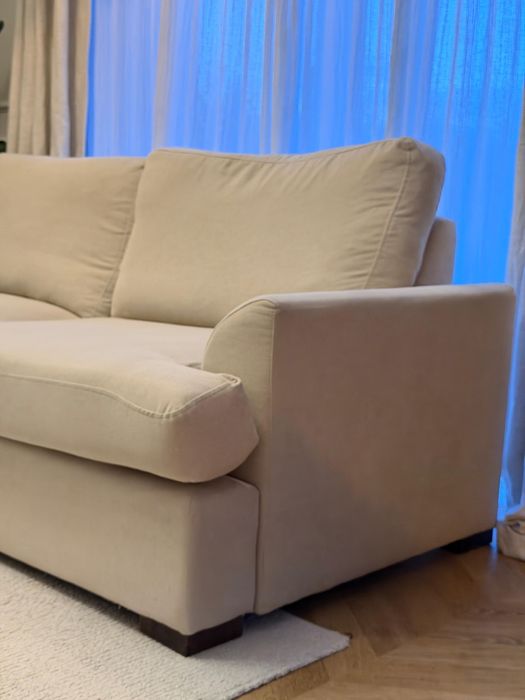 Canapea 3 locuri din stofa Jalouse Maison