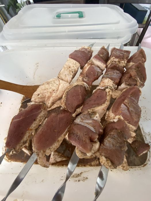 Шашлык из утки • Узынагаш • честный вес