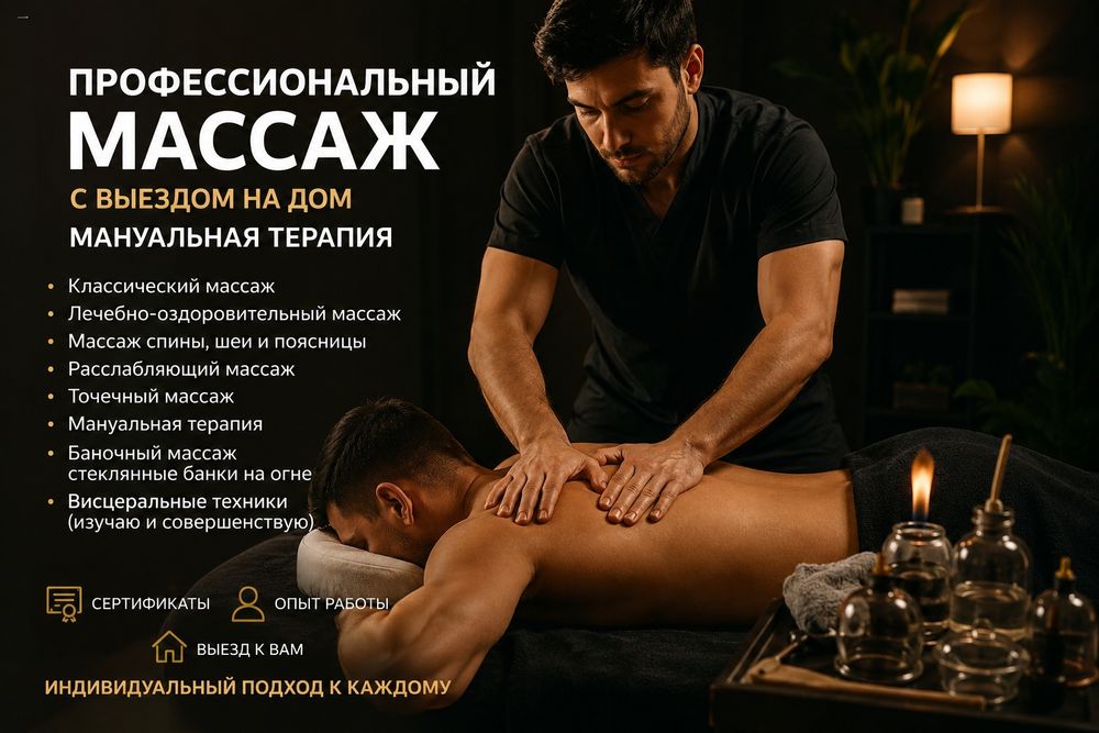 Профессиональный массажист | Массаж с выездом | Мануальная терапия

Пр